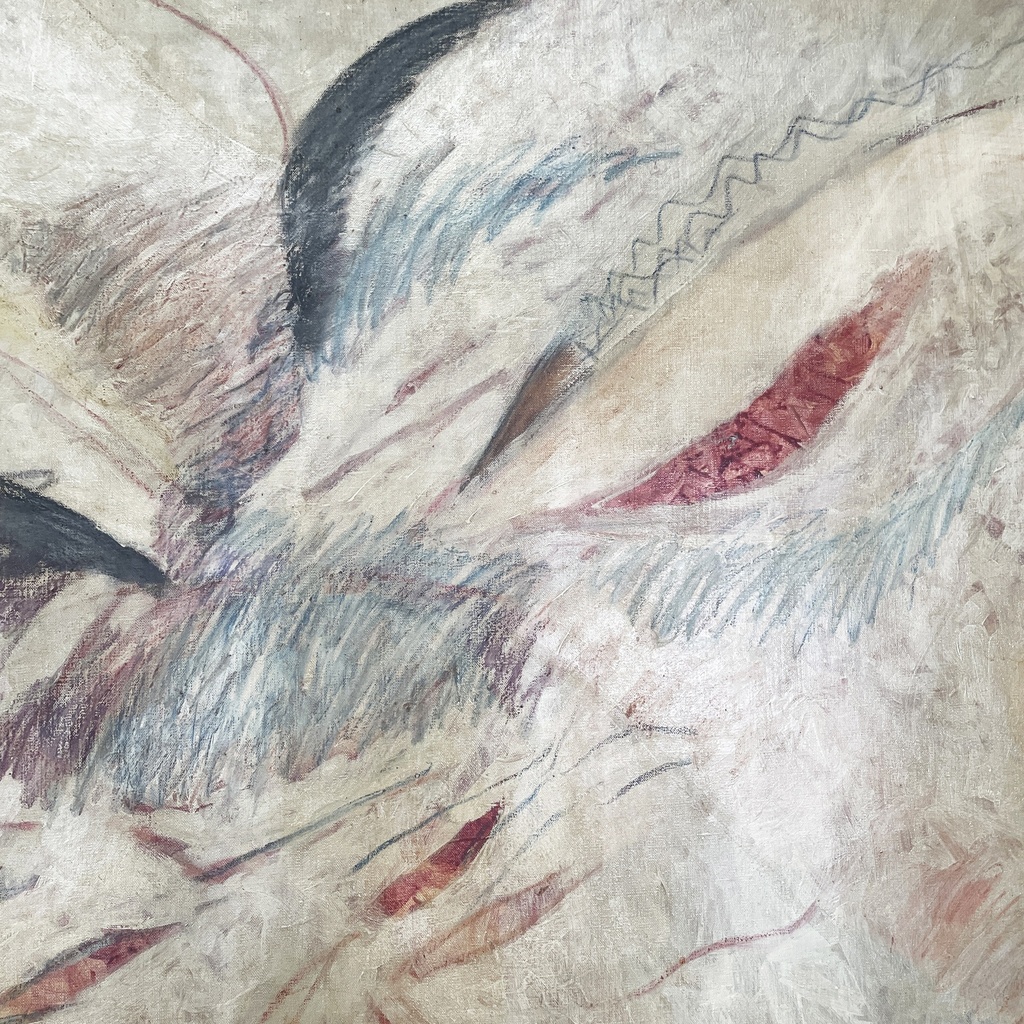 Quadro astratto a tecnica mista, 1982