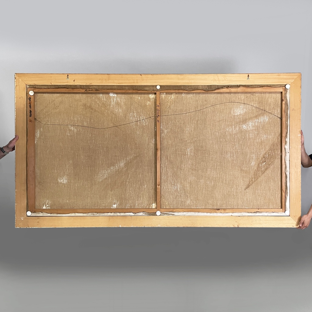 Quadro astratto a tecnica mista, 1982