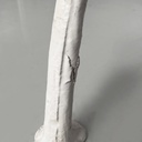 Panchina in legno e ghisa bianca, 1930 ca.