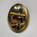 Specchio da parete in ottone, 1950 ca.
