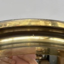 Specchio da parete in ottone, 1950 ca.