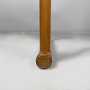 Sedie con braccioli in legno e metallo nero, 1970 ca. 