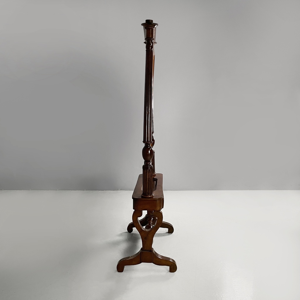 Specchio da terra in legno, 1850 ca.