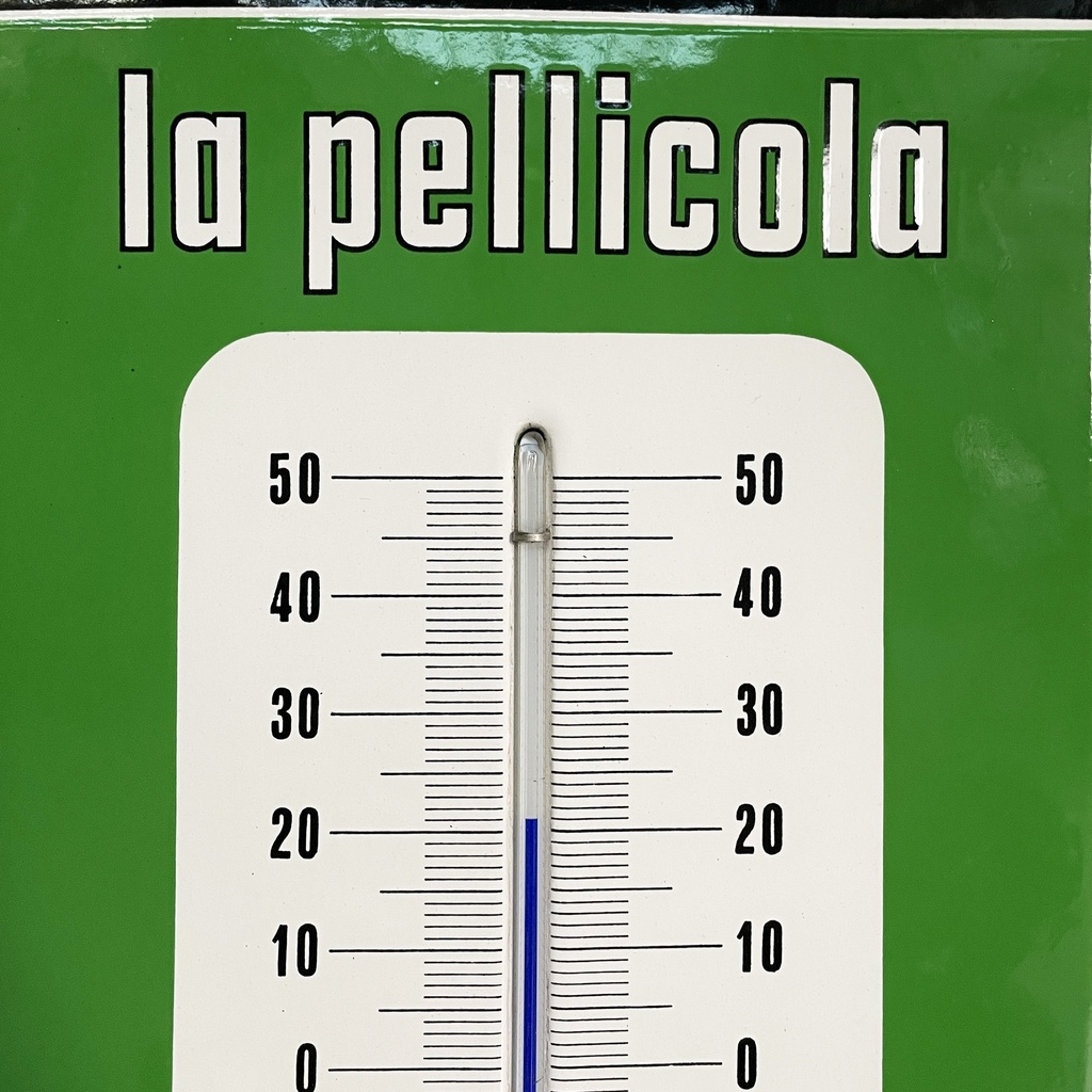 Termometro da parete Perutz in metallo, 1950 ca.