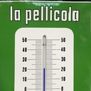 Termometro da parete Perutz in metallo, 1950 ca.