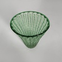 Vaso in vetro verde, 1980 ca.