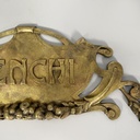 Insegna Venchi in ottone, 1940 ca.