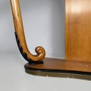 Consolle in legno e vetro, 1930 ca. 