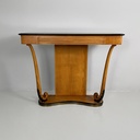 Consolle in legno e vetro, 1930 ca. 