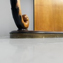 Consolle in legno e vetro, 1930 ca. 