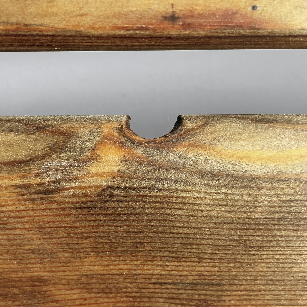 Panchina in legno e ghisa bianca, 1930 ca.