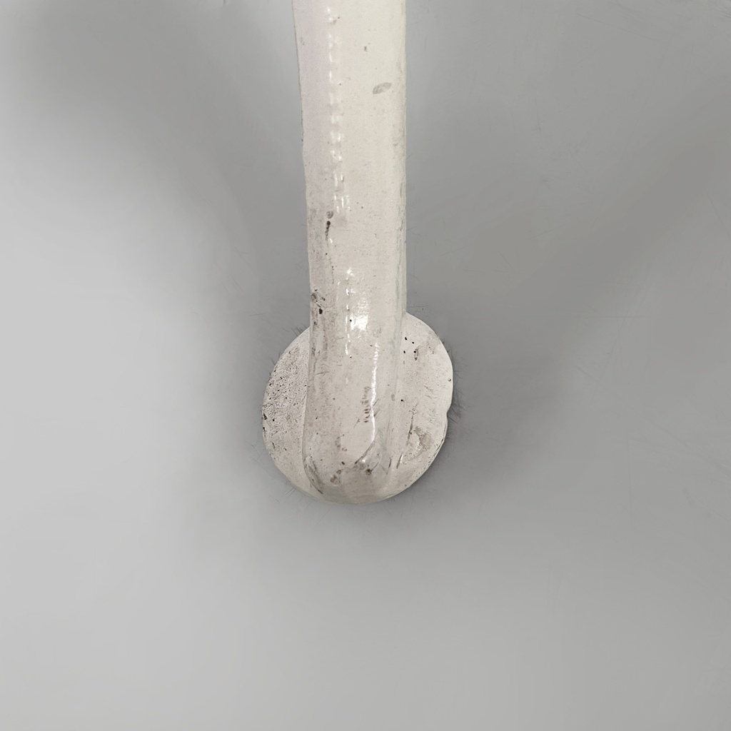 Panchina in legno e ghisa bianca, 1930 ca.