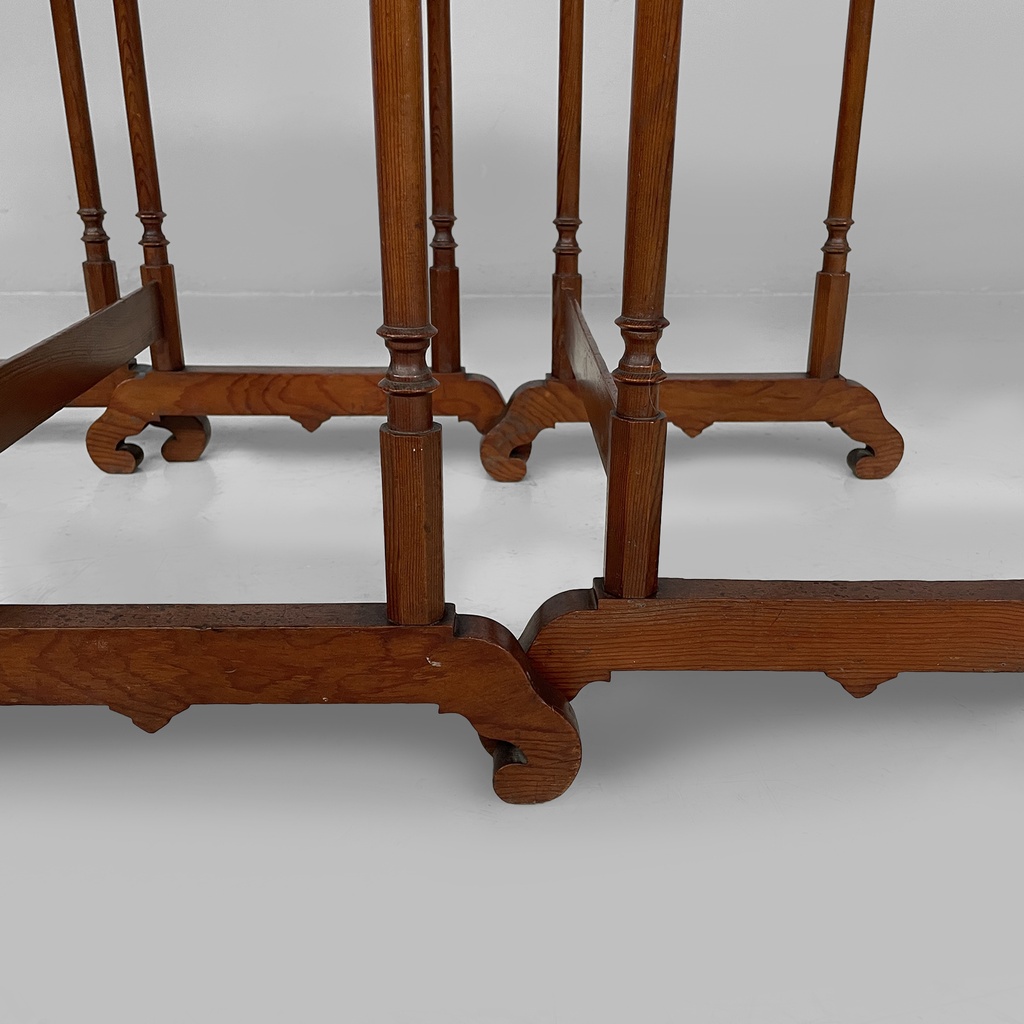Tavoli da caffè in legno, seconda metà 1800 ca.