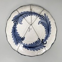 Piatto in ceramica smaltata di Alba Docilia Albisola, 1950 ca. 