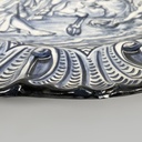 Piatto in ceramica smaltata di Alba Docilia Albisola, 1950 ca. 