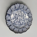 Piatto in ceramica smaltata di Alba Docilia Albisola, 1950 ca. 