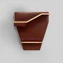 Consolle da parete in sky bordeaux e beige, 1950 ca.