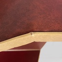 Consolle da parete in sky bordeaux e beige, 1950 ca.