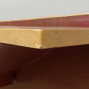 Consolle da parete in sky bordeaux e beige, 1950 ca.