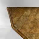 Consolle in legno verde e dorato, 1700 ca.