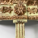 Consolle in legno verde e dorato, 1700 ca.