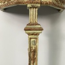 Consolle in legno verde e dorato, 1700 ca.