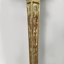 Consolle in legno verde e dorato, 1700 ca.