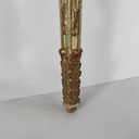 Consolle in legno verde e dorato, 1700 ca.