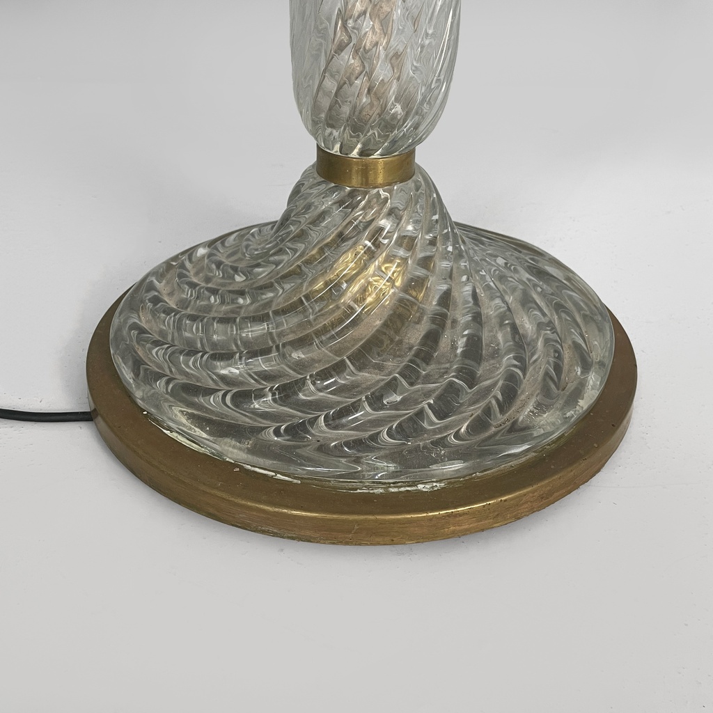 Lampada da terra di Carlo Scarpa per Venini, 1930 ca.