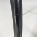 Sedie in paglia e legno nero, 1970 ca.