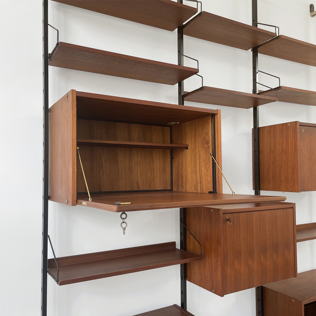 Libreria della serie Selex per Industria Mobili Barovero, 1960 ca.