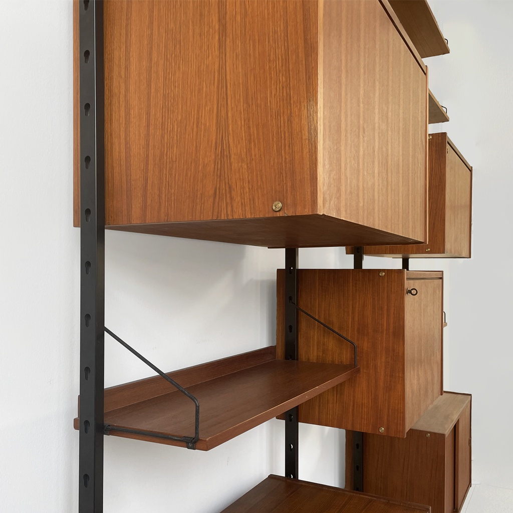 Libreria della serie Selex per Industria Mobili Barovero, 1960 ca.
