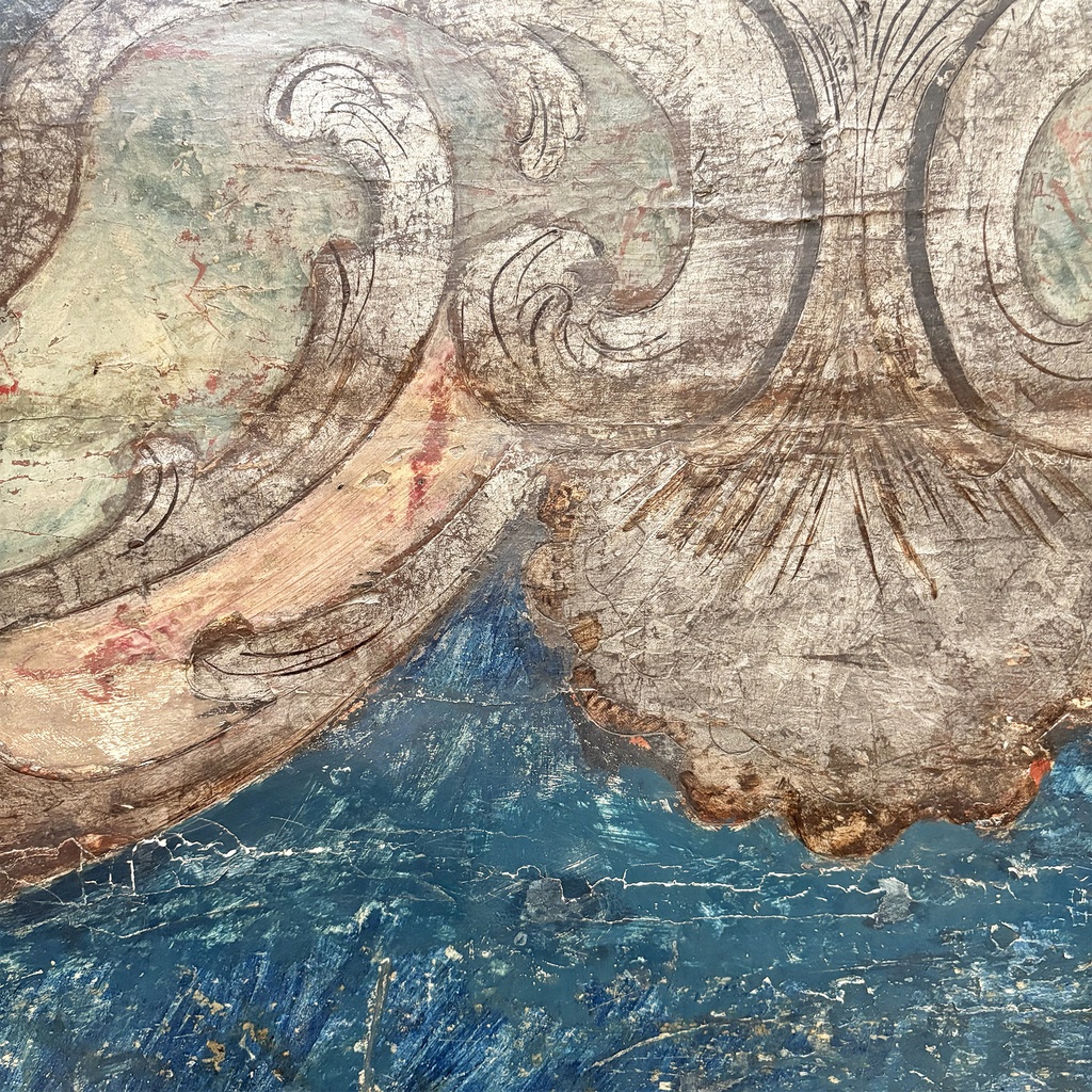 Decoro antico in legno, 1800 ca.