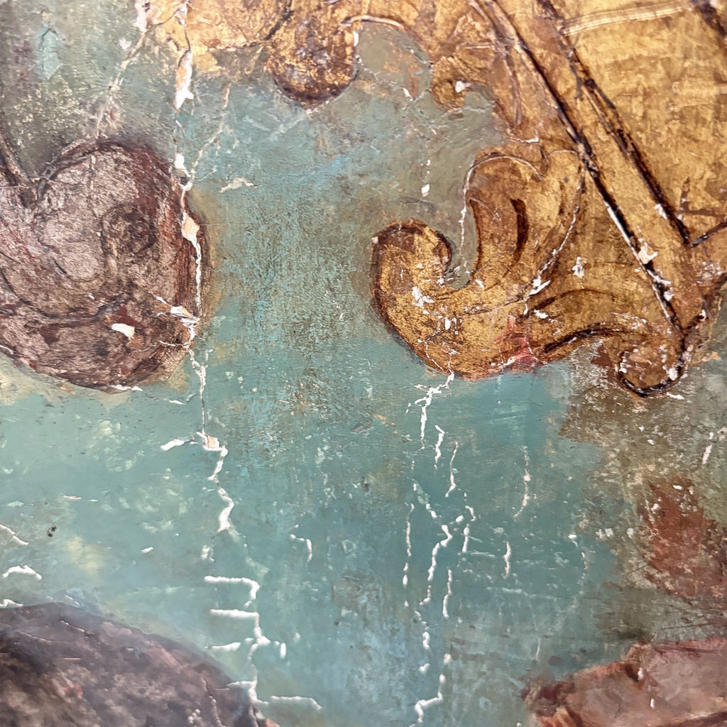 Decoro antico in legno, 1800 ca.