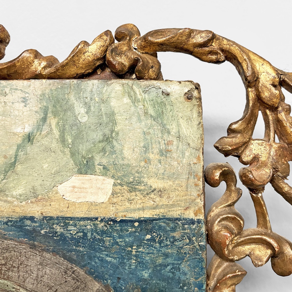 Decoro antico in legno, 1800 ca.