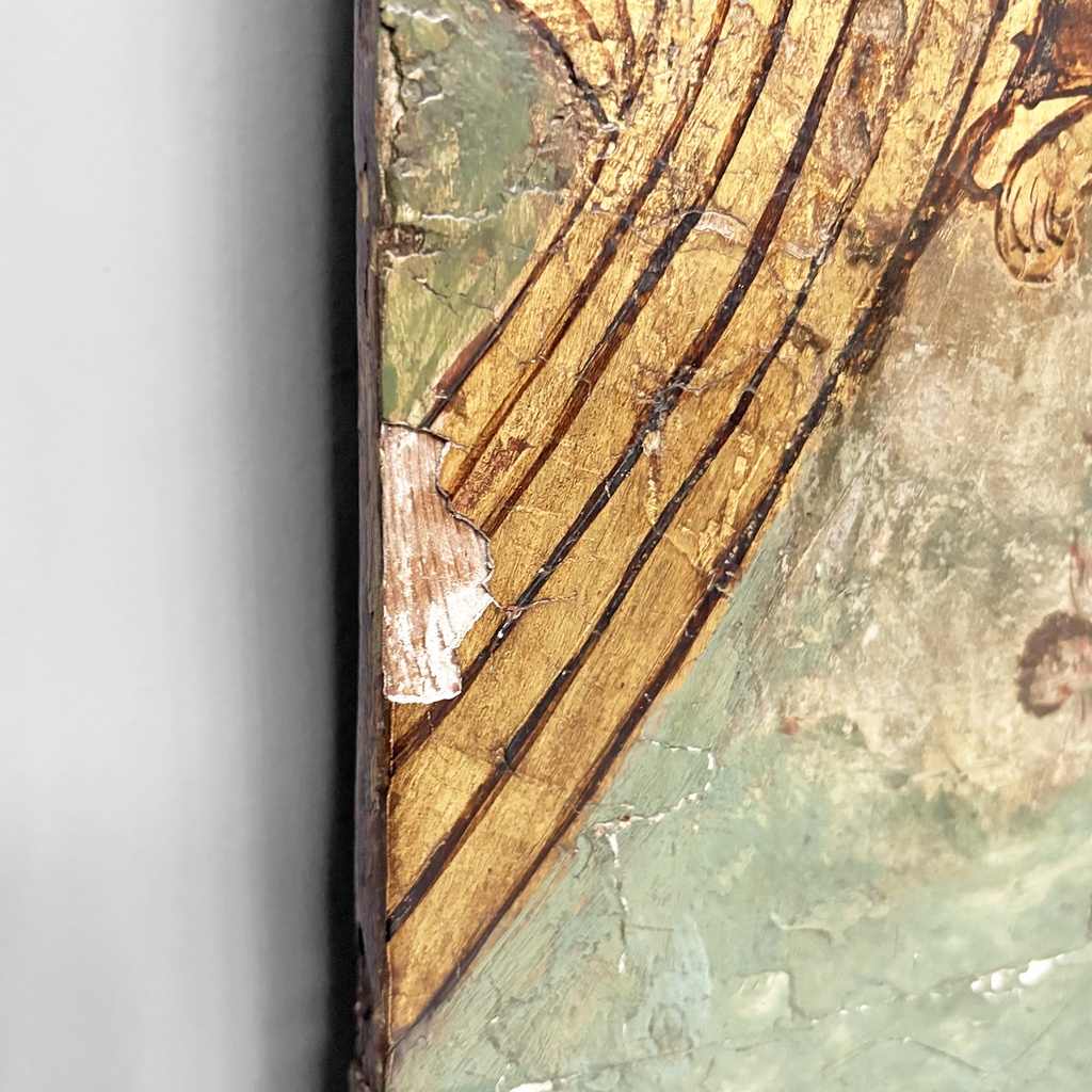 Decoro antico in legno, 1800 ca.