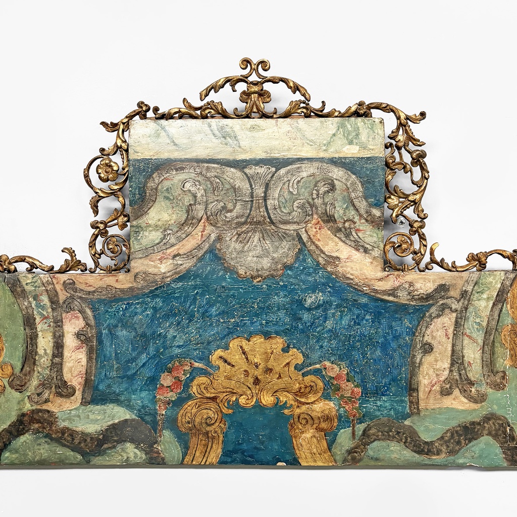 Decoro antico in legno, 1800 ca.