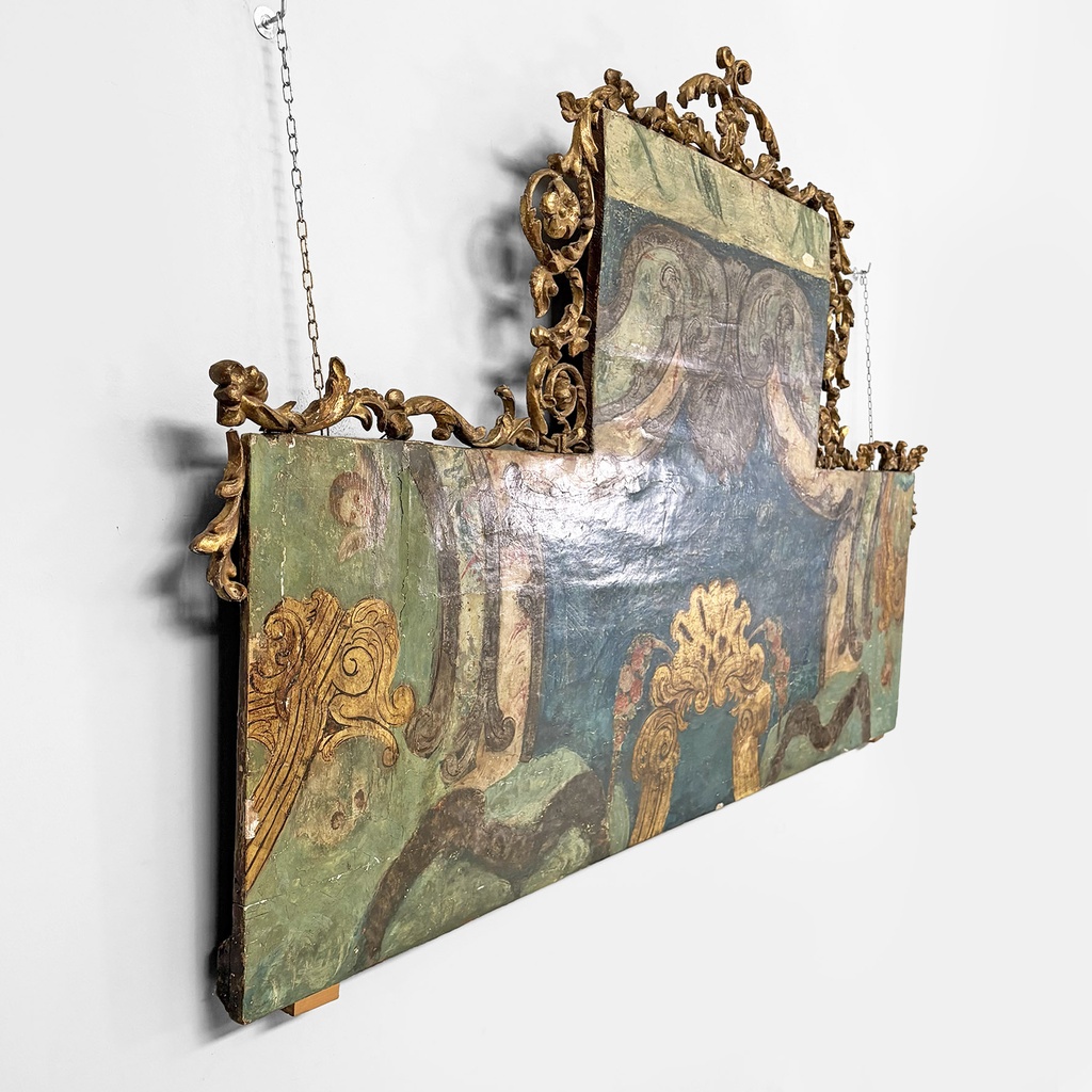 Decoro antico in legno, 1800 ca.