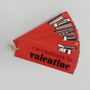 Macchina da scrivere Valentine di Ettore Sottsass e Perry A. King per Olivetti, 1970 ca. 