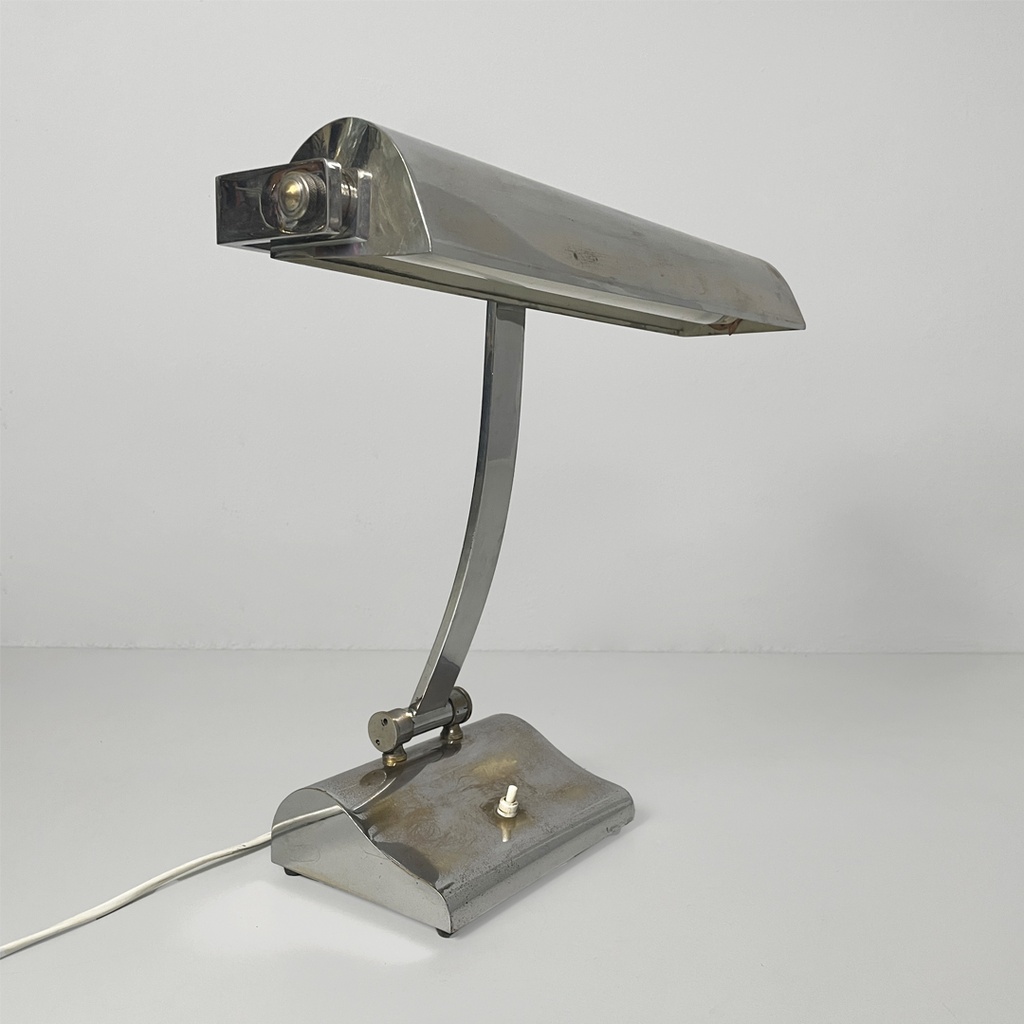 Lampada da tavolo in metallo, 1930 ca. 