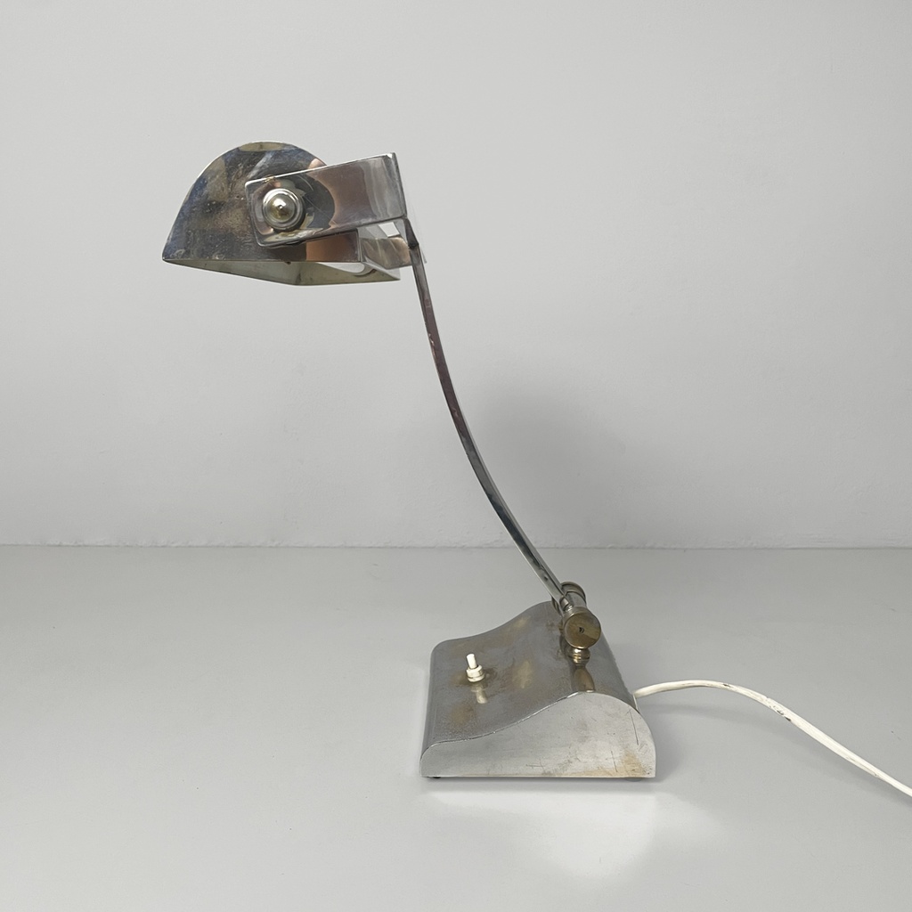 Lampada da tavolo in metallo, 1930 ca. 