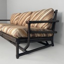 Divano di Lyda Levi per McGuire Company, 1970 ca.