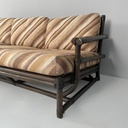 Divano di Lyda Levi per McGuire Company, 1970 ca.
