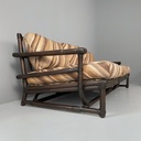 Divano di Lyda Levi per McGuire Company, 1970 ca.