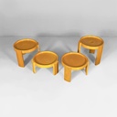 Tavoli da caffè impilabili di Gianfranco Frattini per Cassina, 1967