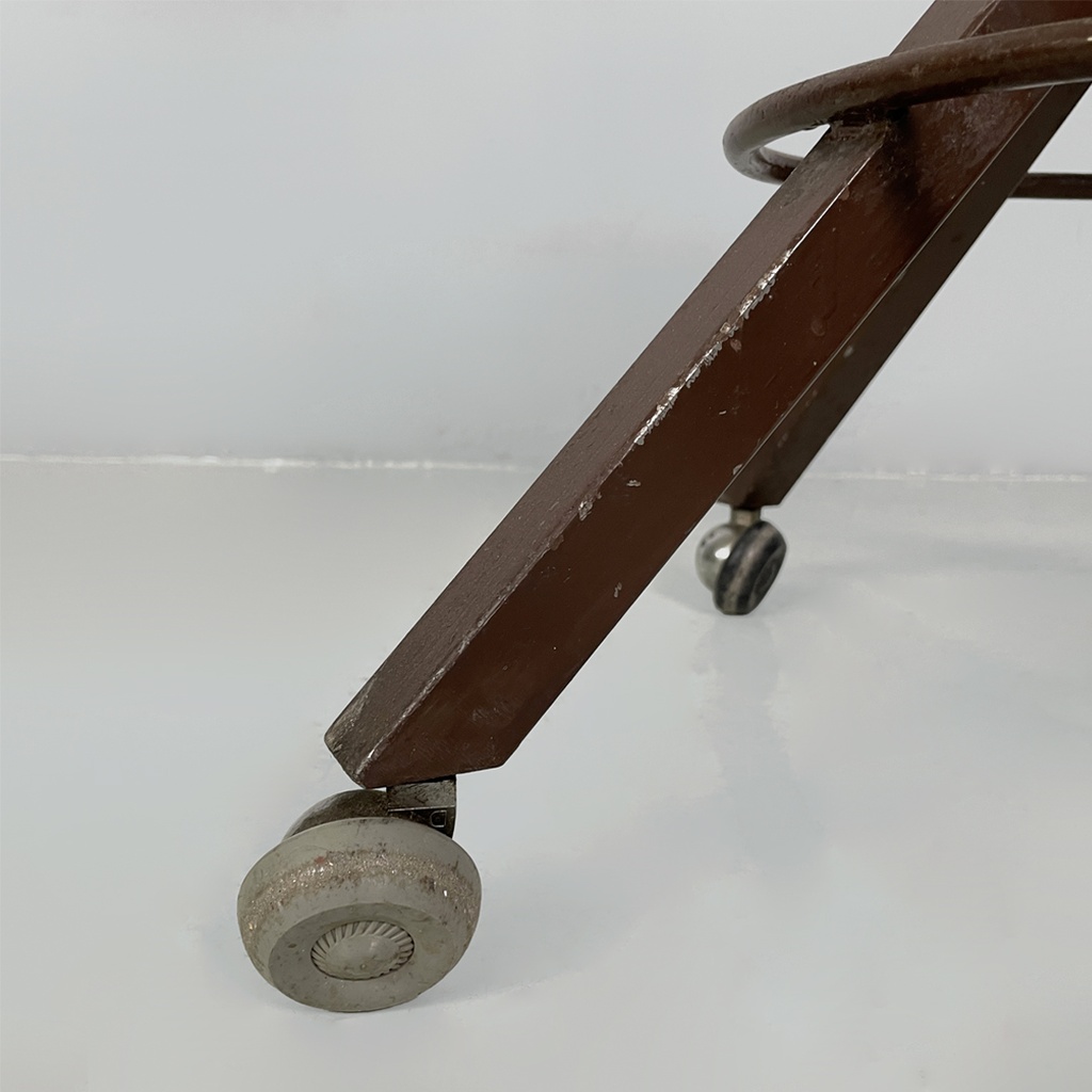 Sedia in legno e metallo, 1940 ca. 