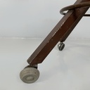 Sedia in legno e metallo, 1940 ca. 