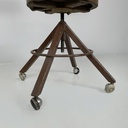 Sedia in legno e metallo, 1940 ca. 