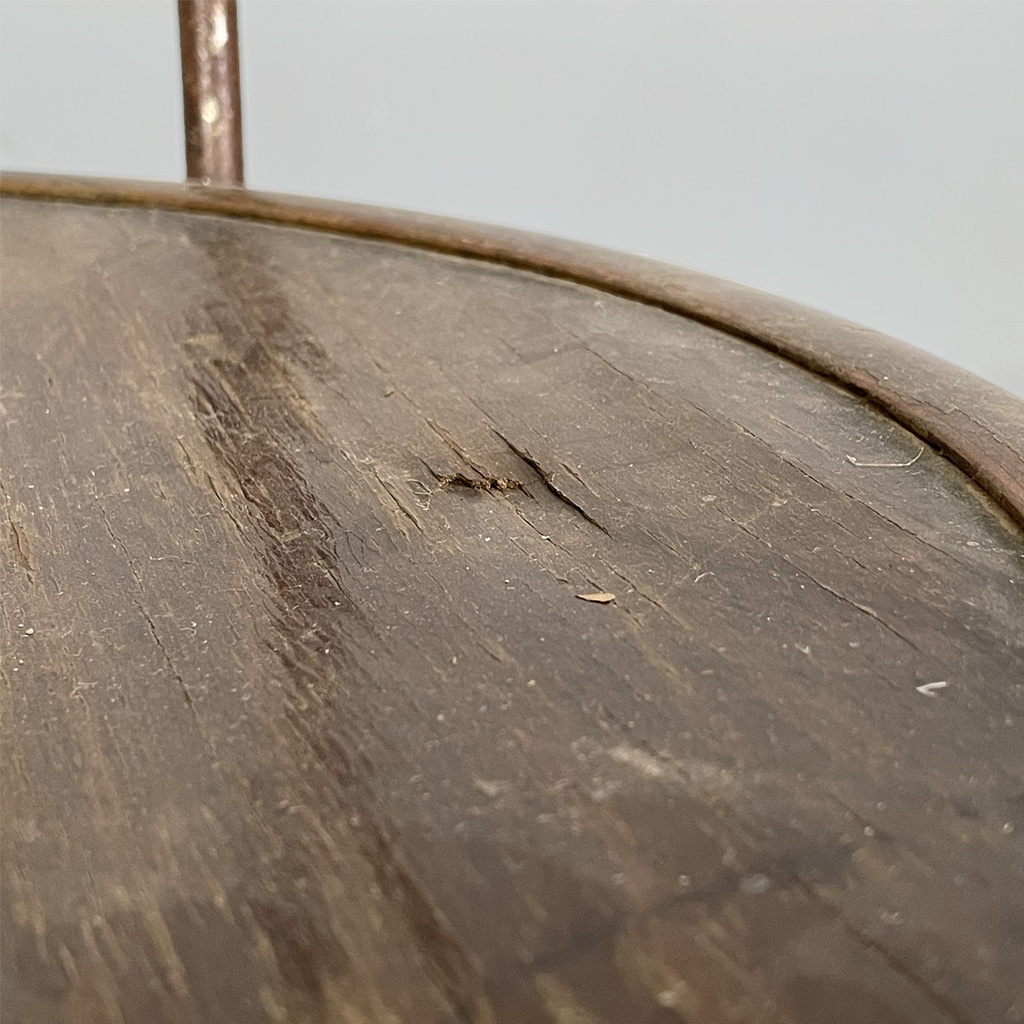 Sedia in legno e metallo, 1940 ca. 