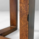 Sgabelli in tessuto e legno, 1930 ca.